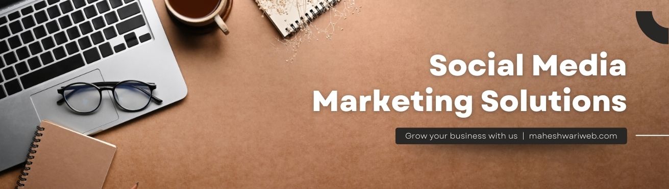 Brown Simple Marketing Solutions LinkedIn Banner